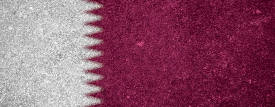 Qatar flag texture as a background Stock Photos