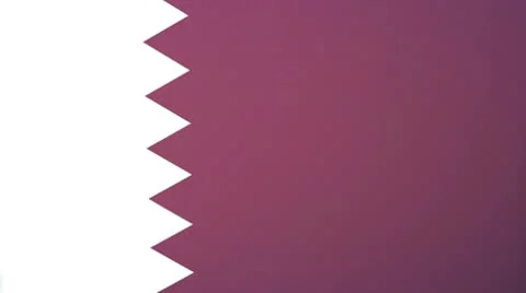 Qatar Waving Flag Stock Footage 10762369