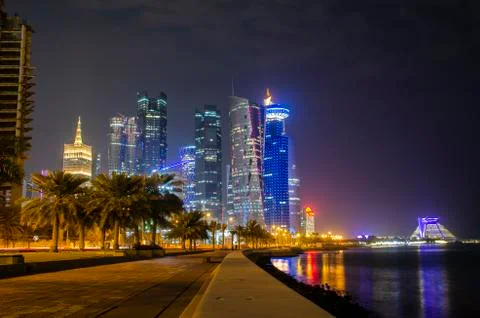 Qatar's Architecture 스톡 사진