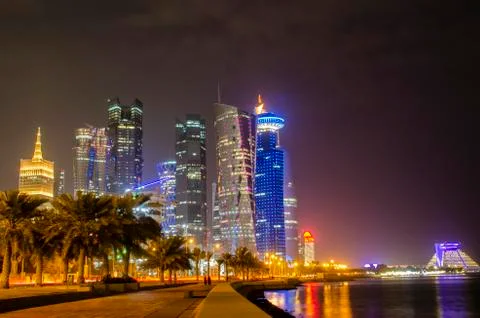 Qatar's Architecture 스톡 사진