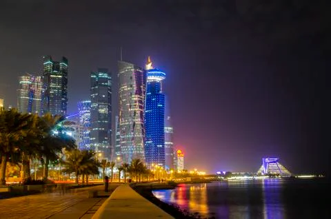 Qatar's Architecture 스톡 사진