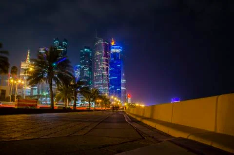 Qatar's Architecture 스톡 사진