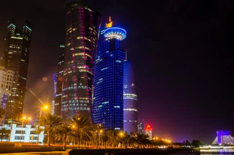 Qatar's Architecture 스톡 사진