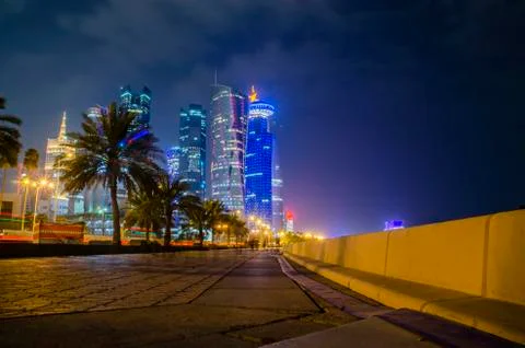 Qatar's Architecture 스톡 사진