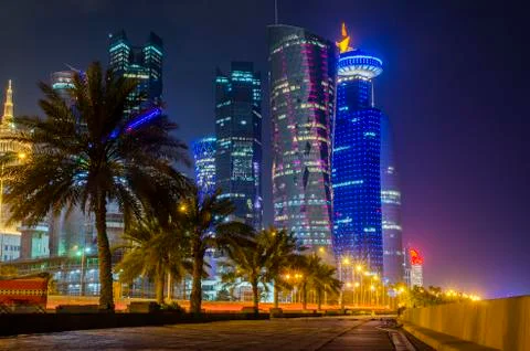 Qatar's Architecture 스톡 사진