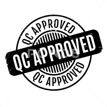 Qc Approved rubber stamp Clip Art Download Now 75284167