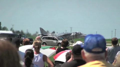 QcHarrier1 Stock Footage 648862