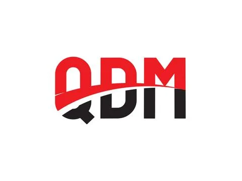 QDM initial letter logo design vector template. creative symbol for corpora.. Stock Illustration
