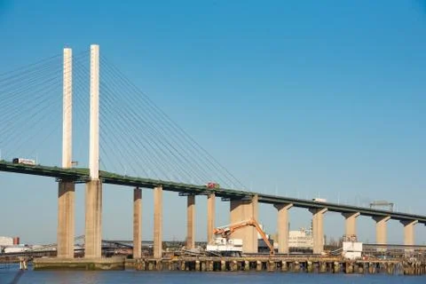 QEII Bridge Stock Photos
