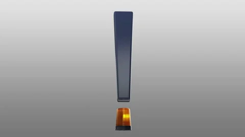 Qestion mark to Exclamation mark Stock Footage 96214755