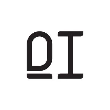 Qi initial letter vector logo icon Stock Illustration