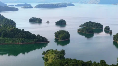 Qiandao lake in summer Stock Footage 342370831