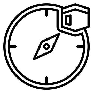 Qibla direction Stock Illustration