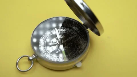 Qiblah compass Stock Footage 130588055