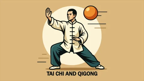 Qigong Tai Chi master Stock-Footage 341357143