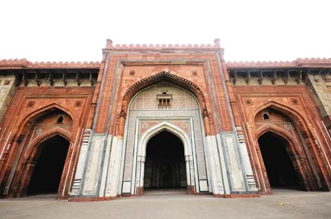Qila-e-kohna Qila e kohna masjid in Purana Qila old fort, Delhi, India Stock-Fotos