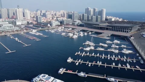 Qingdao City- May 4th square Stock Footage 168793605