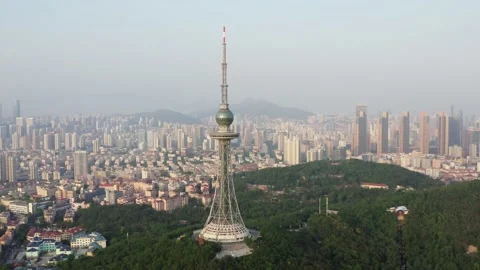 Qingdao TV tower Stock-Footage 196168013