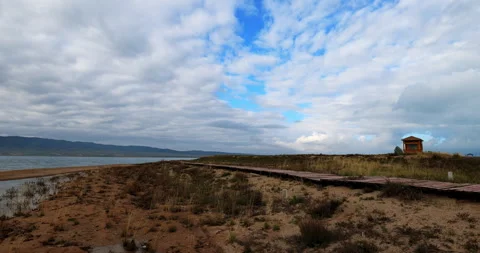 Qinghai lake 스톡 동영상 295777939
