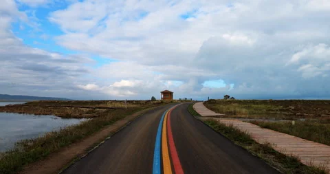 Qinghai lake 스톡 동영상 295778760