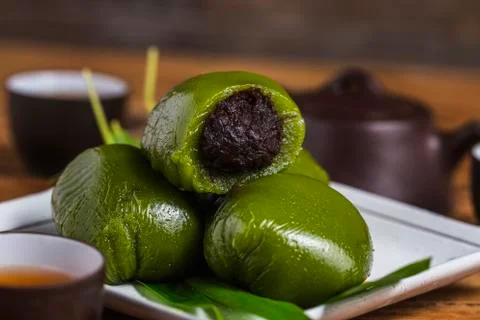 Qingming Dumpling Ching Ming Fruit Qingming Yuqing Youth League Stock Photos