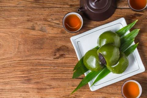 Qingming Dumpling Ching Ming Fruit Qingming Yuqing Youth League Stock Photos