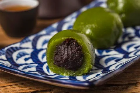 Qingming Dumpling Ching Ming Fruit Qingming Yuqing Youth League Stock Photos