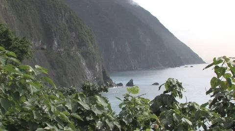 Qingshui Cliff Stock Footage 42005512