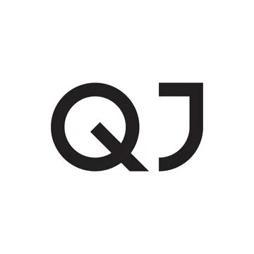 Qj initial letter vector logo icon Stock Illustration