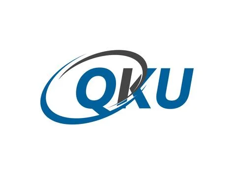 QKU creative logo design vector illustration Stock Illustration