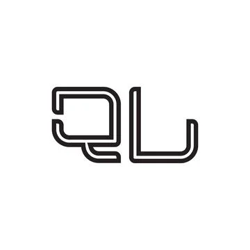 Ql initial letter vector logo icon Stock-Illustration