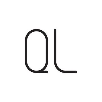 Ql initial letter vector logo icon Stock Illustration