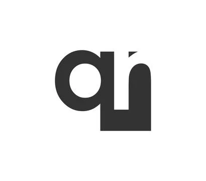 QN creative geometric initial based modern and minimal logo. Letter q n tre.. Stock Illustration