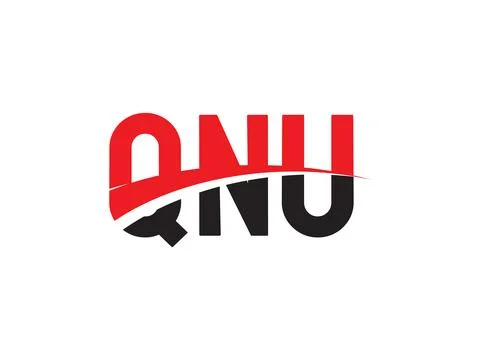QNU initial letter logo design vector template. creative symbol for corpora.. Stock Illustration