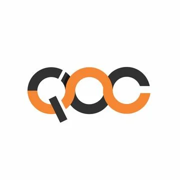 QOC, CQOC, QPC initials modern technology logo and vector icon Illustrazione stock