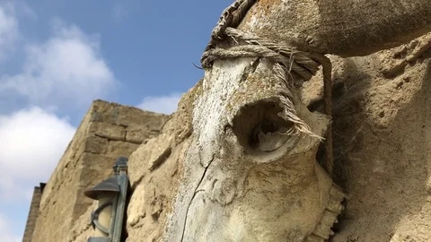 Qotic sculpture Stock Footage 80504013