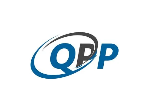 QPP letter creative modern elegant logo design 스톡 일러스트