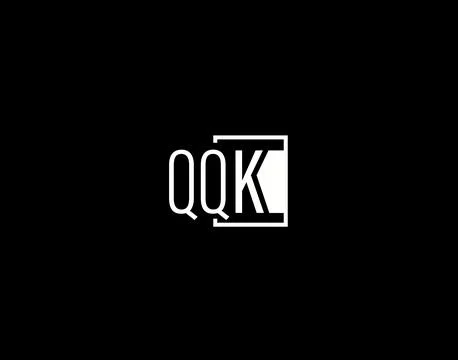 QQK Logo and Graphics Design, Modern and Sleek Vector Art and Icons isolate.. Stock Illustration