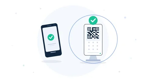 QR Checkout Ripple Stock Footage 340079801