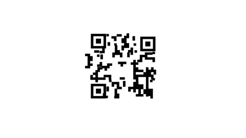 QR code 4k video animation Stock Footage 139208193