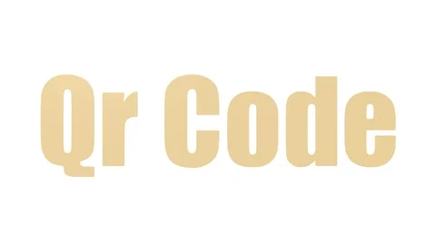 Qr Code Animated Tag Cloud Isolated Video stock 107249899