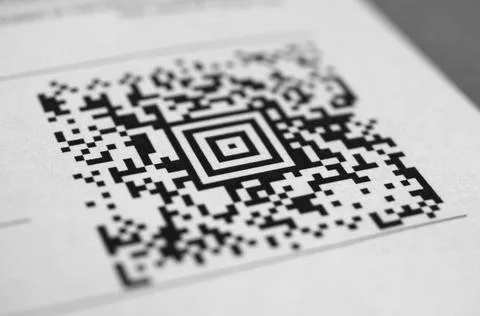 QR code barcode QR code barcode (meaning Quick Response Code) Copyright: x... Stock-Fotos