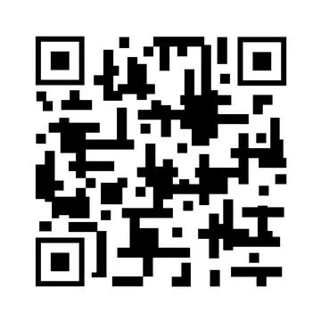 QR code to be scanned by smartphone or scanner. Illustrazione stock