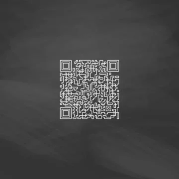 Qr code computer symbol Stock Illustration