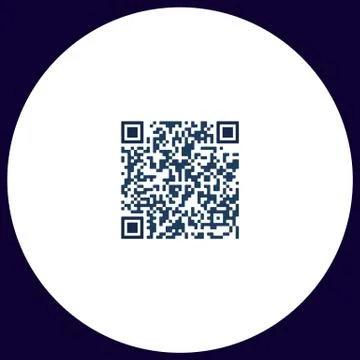 Qr code computer symbol Stock Illustration