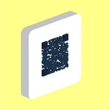 Qr code computer symbol Stock Illustration