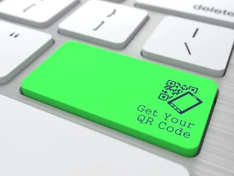 QR Code Concept. 스톡 일러스트