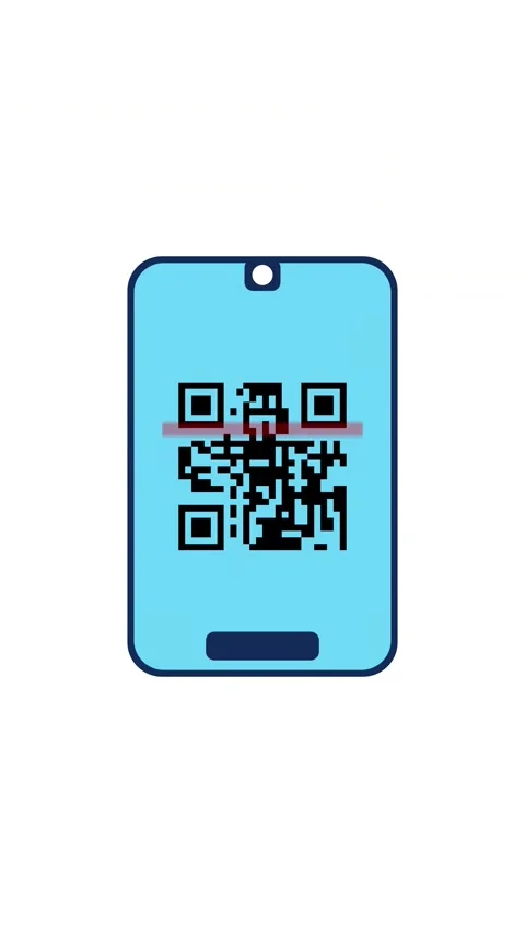 QR Code Delivery Box Scan Animation Video stock 346566298