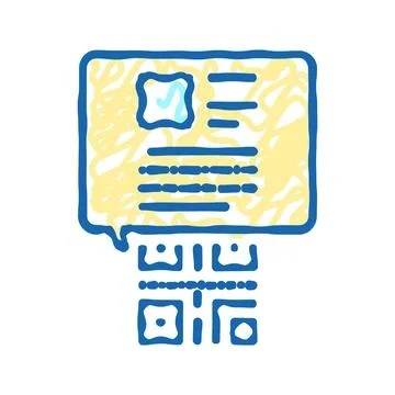 Qr code for find product color icon vector isolated illustration Stock-Illustration
