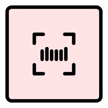 Qr code generator icon vector flat Illustrazione stock